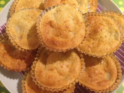 ホットケーキミックスde簡単バナナカップケーキ レシピ 作り方 By くろねこ かふぇ 楽天レシピ ホットケーキミックスde簡単バナナカップケーキ レシピ 作り方 By くろねこ かふぇ 楽天レシピ